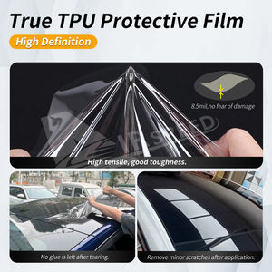 130*9*9cm TPU <span class=keywords><strong>Film</strong></span> <span class=keywords><strong>de</strong></span> lucarne <span class=keywords><strong>de</strong></span> voiture rejet <span class=keywords><strong>UV</strong></span> 99% <span class=keywords><strong>Film</strong></span> solaire <span class=keywords><strong>de</strong></span> fenêtre <span class=keywords><strong>de</strong></span> Protection pour Porsche Taycan 2020-2024 - Product Image 2