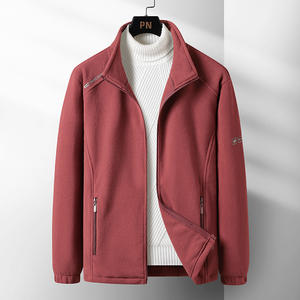 Chaqueta de cuello fino personalizada con logotipo, ropa deportiva de montañismo para primavera y otoño, cortavientos individual. - Product Image 2