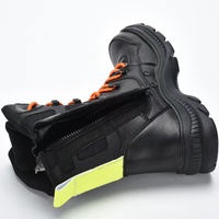Chaussures de sécurité et bottes de travail imperméables et antidérapantes et ignifuges pour hommes pour les secours d'urgence et la lutte contre l'incendie