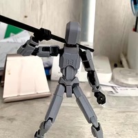 Figur Mini Plastik Model Boneka Robot DIY 13 Sendi Dapat Digerakkan, Figur Aksi Cetak 3D, Mainan Manekin untuk Anak-Anak, Promo!