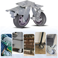 Fabricant de roulettes robustes OEM, capacité de charge de 400 kg, roue de chariot industriel, roue de 4 pouces, 5 pouces, 6 pouces, 8 pouces