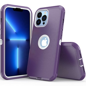 Vente en gros de coques de téléphone pour <span class=keywords><strong>13</strong></span> Pro Max, protection intégrale 360°, antichoc, TPU+PC, coque de protection robuste, design sportif, couleurs variées - Product Image 3