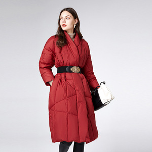 <span class=keywords><strong>Doudoune</strong></span> <span class=keywords><strong>mi</strong></span>-<span class=keywords><strong>longue</strong></span> légère pour <span class=keywords><strong>femme</strong></span>, nouvelle collection hiver 2025 |   Manteau de mode en duvet de canard blanc ajusté - Product Image 1