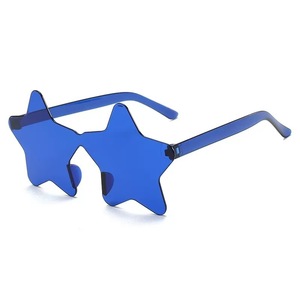 Lunettes <span class=keywords><strong>de</strong></span> soleil pentagramme personnalisées en forme d'étoile, tendance, pour fêtes et plage, cadeaux pour femmes et filles, vente en gros - Product Image 5