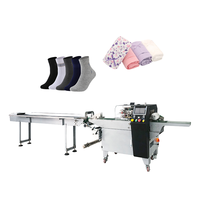 Machine d'emballage de chaussettes facile à utiliser, machine d'emballage de vêtements, machine d'emballage de sacs en plastique, machine d'emballage de film