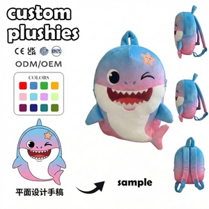 Peluche personnalisée à faible MOQ, jouet en peluche chat gris avec oreilles intérieures en <span class=keywords><strong>fourrure</strong></span> douce, poupée en peluche pour anniversaire - Product Image 2