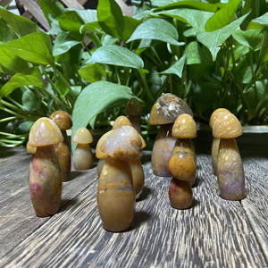 Vente flash : Bâtonnet de massage Gua Sha en forme de champignon pour les yeux et le visage, <span class=keywords><strong>baguette</strong></span> en cristal naturel, artisanat populaire, pierres de guérison, pierres traditionnelles religieuses - Product Image 5