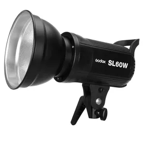Godox SL60W 5600K Bowens dağı LED Video dolgu ışığı ile stüdyo fotoğraf Video fotoğrafçılığı