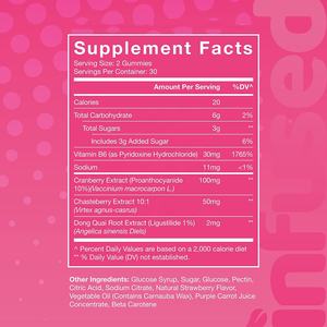 Gomitas para el Alivio del SPM de Marca Privada OEM, Suplementos Nutricionales Bioextruidos, Gomitas para el Equilibrio Hormonal Femenino, Gomitas Naturales para el SPM - Product Image 3