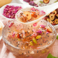 Vente directe usine OEM : Soupe instantanée de pétales de rose, de noix et de fécule de racine de lotus, substitut de repas, graines de fruits