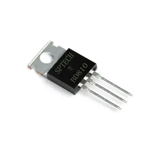 Bd810 sptech transistor factory to-220c pacote pnp 90w, amplificador de alta potência de áudio, transistor de música bd810