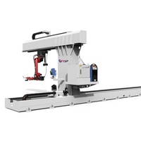 Robot Sel Las MIG Otomatis untuk Rangka Chassis Trailer Industri Otomotif