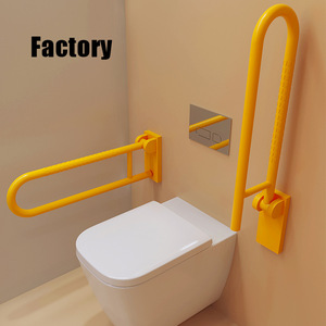 Barras de Apoyo para Baño de Fábrica, Acero Inoxidable, Plegables, Accesibles, Seguridad para Inodoros, para Personas Mayores y Discapacitadas, Hechas a Medida - Product Image 1