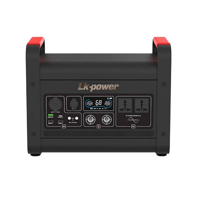 2000W 230V Lithium Portable Power Station for EV Van Home Emergency Outdoor Camping
