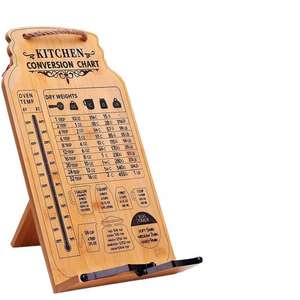 <span class=keywords><strong>Support</strong></span> <span class=keywords><strong>de</strong></span> <span class=keywords><strong>livre</strong></span> <span class=keywords><strong>de</strong></span> recettes pliable en bambou avec conversion des mesures, <span class=keywords><strong>support</strong></span> <span class=keywords><strong>de</strong></span> comptoir <span class=keywords><strong>de</strong></span> <span class=keywords><strong>cuisine</strong></span> et porte-recettes <span class=keywords><strong>suspendu</strong></span> - Product Image 5