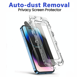 Custom 9H Anti-Spy <b>Privacy</b> Tempered Glass <b>Screen</b> <b>Protector</b> Easy Applicator Dust Removal for iPhone 14-18 Bubble Free Oleophobic - Product Image 2