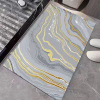 Tapis moderne pour la maison, imprimé en 3D, super doux, épais, confortable, à poils coupés, antidérapant, tapis d'appoint, tapis personnalisé, velours cristal, lavable