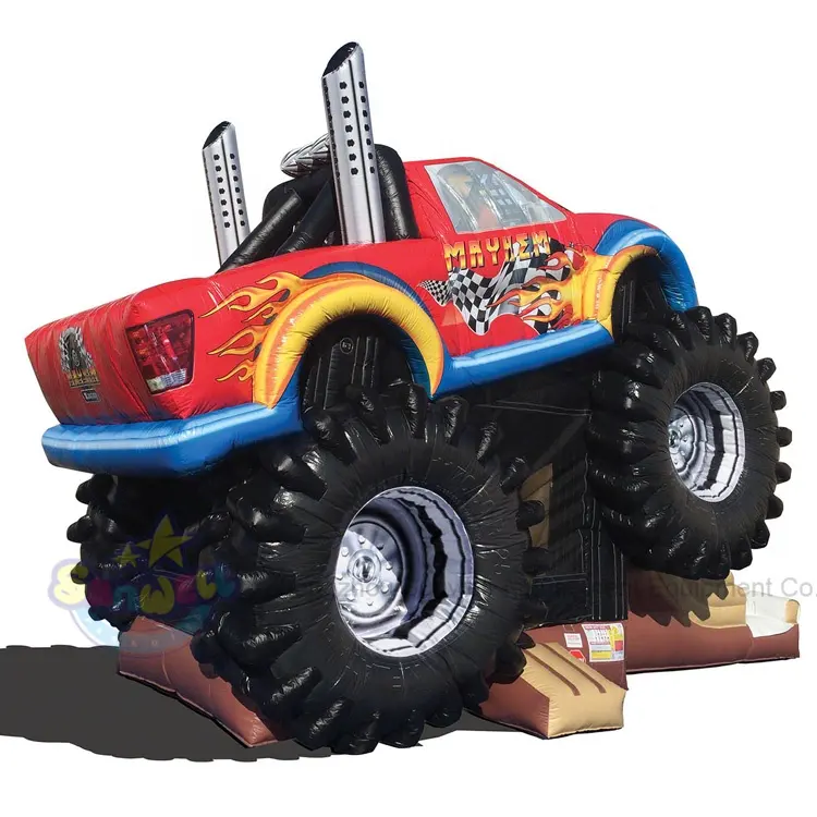 Customized design inflatable Monster Truck bounce house/inflatable car model