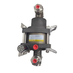 Pompe à liquide à air comprimé ultra haute pression, max 4000 psi, double action, pompe pneumatique hydraulique pour test de pression d'eau et d'huile - Product Image 6