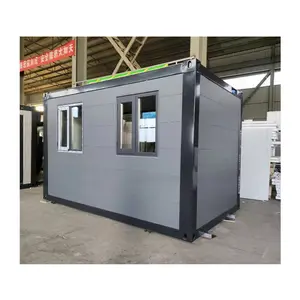 Contenedor modular portátil de 20 pies, estructura de acero de china, diseño de casa, precio a la venta