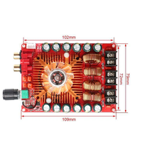 Carte d'amplificateur de puissance numérique stéréo TDA7498E 2X160W de haute qualité BTL220W en Stock composants électroniques