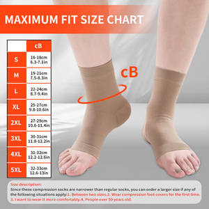 Soporte de Compresión <span class=keywords><strong>para</strong></span> Tobillo, Directo de Fábrica, <span class=keywords><strong>para</strong></span> Artritis, Tendinitis y Esguinces de Tobillo - Product Image 4