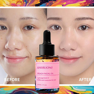 زيت وجه بالخوخ بعلامة تجارية خاصة مع حمض الهيالورونيك وزيت بذور دوار الشمس والبانثينول، يرطب وينعم البشرة بلطف ويهدئها - Product Image 5