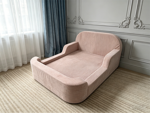 Cama Montessori para Niños Pequeños, Material de Tela con Espuma de Alta Resiliencia, Estructura de Cama Baja para Niñas y Niños, Superventas - Product Image 6