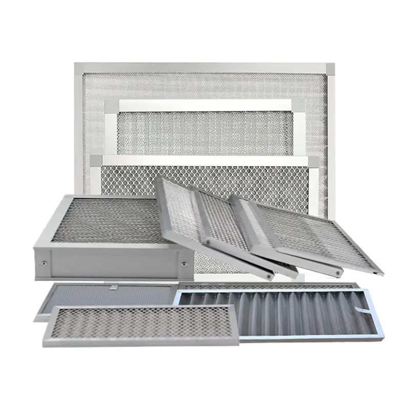 Hochwertiger Aluminium-Mesh-Lufteinlass-Vorfilter Wasch barer kunden spezifischer Luftfilter für Klimaanlagen