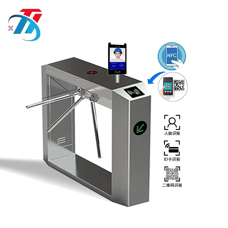 Karsun mới nhất Tripod turnstile thẻ cổng kiểm soát truy cập thông minh hệ thống Đầu đọc thẻ tự động eo chiều cao chân máy quay