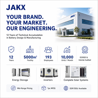 Batería LiFePO4 JAKX 51.2V 410Ah 21kWh, Paquete de Almacenamiento de Energía de Litio, Batería de Iones de Litio