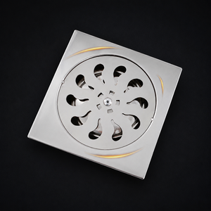 Vente en gros usine – Couvercle de siphon de sol rectangulaire en acier inoxydable 304, <span class=keywords><strong>anti</strong></span>-odeur, attrape-cheveux, au <span class=keywords><strong>meilleur</strong></span> prix - Product Image 2
