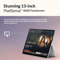 Ordinateur portable 2-en-1 Microsoft Surface Pro 11e génération, ultra-fin, écran OLED 13 pouces 120 Hz, Wi-Fi professionnel, 32 Go de RAM, Windows 11 Pro