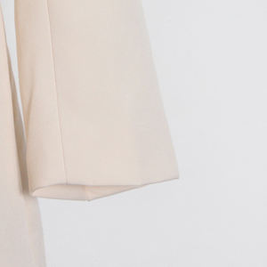 Sf 24t268 פטצ 'עבודה אישה בלייזר פוליאסטר אלגנטי נשים חליפות המותניים מתכווננות דש בז' נשים - Product Image 5