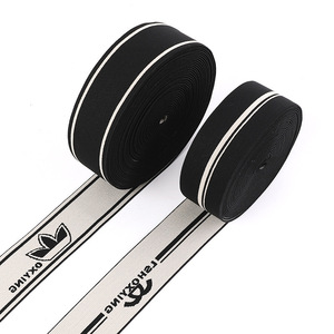 Bande élastique rayée Aowei de 4 cm, haute élasticité, pour vêtements - Product Image 2