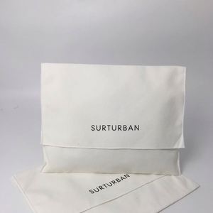 Costom Logo Printing White Envelope Cotton Canvas Clothes Pillow <b>Pouch</b> Bag With Cotton Bow Envelope Dust <b>Pouch</b> - Product Image 3
