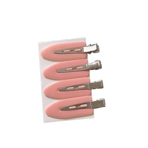 Pinces à <span class=keywords><strong>cheveux</strong></span> plates sans plis, 5 couleurs, 20 pièces, en plastique mat et métal, barrettes crocodiles pour franges latérales, pour femmes, en gros - Product Image 5