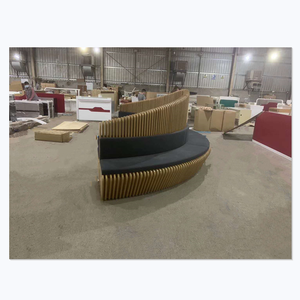 Latest Fashion Executive Office Reception Sofa <strong>Bench</strong>, High Quality Customized Office Sofa Chair Fabric Design - Product Image 4