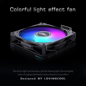 Lovinglcool <span class=keywords><strong>CPU</strong></span> Cooler RGB 4 ống dẫn nhiệt mát PC Cooler PWM quạt máy tính yên tĩnh Intel LGA 1700 1200 115x <span class=keywords><strong>CPU</strong></span> Quạt làm mát - Product Image 3