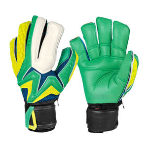 Gants de gardien de but en latex personnalisés de haute qualité, nouvelle mode, doigts entiers, légers, sangle de poignet réglable, meilleure édition - Product Image 1