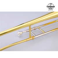 Taishan Alto Trombone with Yellow Brass Piston Brass Body Instrument