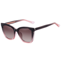 MS 81037 Lunettes de soleil à large monture pour femmes à la mode Lunettes polarisées de designer Lunettes de soleil à clipser Logo personnalisé