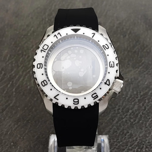 42Mm Thép Bạc Matte Đồng Hồ Chống Thấm Nước Trường Hợp Với Sapphire Pha Lê Cho Nh35 Nh36 Phong Trào 28.5Mm Quay Số Mods - Product Image 5