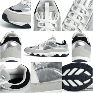 Zapatos de estilo casual para <span class=keywords><strong>mujer</strong></span> Mychonly, de microfibra vegana, <span class=keywords><strong>zapatillas</strong></span> deportivas modernas. - Product Image 2
