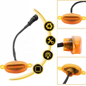 Kit de barre lumineuse de signalisation à DEL 12V pour voitures, feux de jour, mini balise ambrée pour capot avant, feux clignotants, nouveauté - Product Image 5