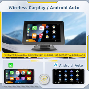 Podofo di động không dây Carplay Màn hình Airplay Android Auto Car đài phát thanh stereo BT 7 "Màn hình cảm ứng thông minh màn hình + Phía sau xem máy ảnh - Product Image 2