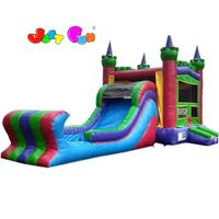 Toboggan gonflable pour château de maison de rebond pour enfants d'arrière-cour à vendre