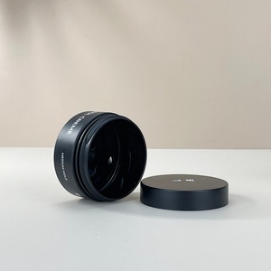 Frosted Jars with Lids Packaging Cream Jar Body Lotion Containers 50g 100G Matte Black Plastic Jar Cosmetic - Product Image 4
