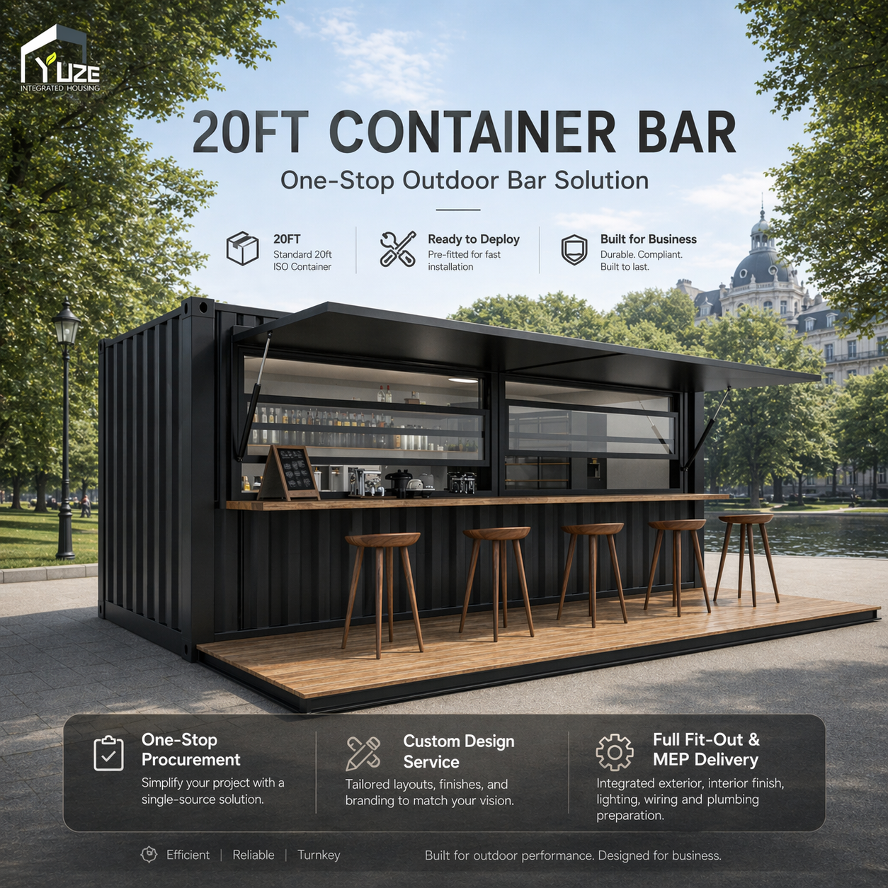 Alibaba.com上の高品質なプレハブのコーヒーショップメーカーと 