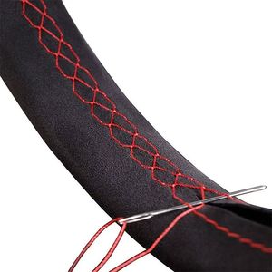 Housse de <span class=keywords><strong>volant</strong></span> de voiture en daim cousue à la main de haute qualité pour <span class=keywords><strong>BMW</strong></span> Série 5 en stock - Product Image 3